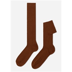Lange Herrensocken aus Winterbaumwolle