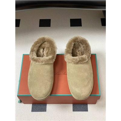 Меховые лоферы   Lor*o Pian*a  Унисекс модель