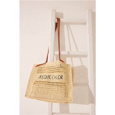 Bolso grande rafia