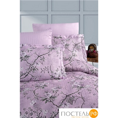 Постельное белье Карвен Stripe Satin с цветным принтом 1.5 спальное N249 -SB015(4пр.)