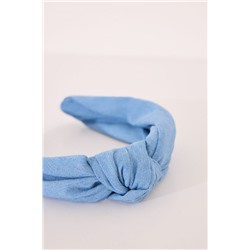 Diadema pelo denim azul
