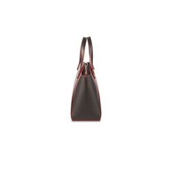 Bolso de piel Parl Negro y rojo