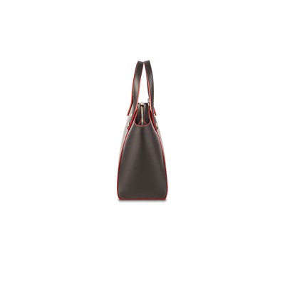 Bolso de piel Parl Negro y rojo