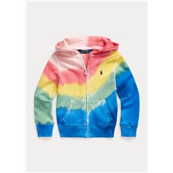 Girls 2-6x Tie-Dye Spa Terry Full-Zip Hoodie