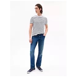 Stripe Stretch-Cotton Extra Slim T-Shirt