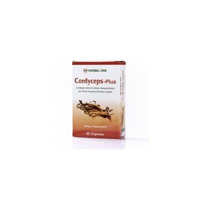 Капсулы Кордицепс Плюс Herbal one 30 шт / Herbal One Cordyceps-Plus plus 30 capsules