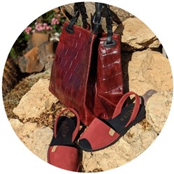 Ab.Zapatos • 3106-8 • granate+PELLE-1200 СОСО (770) burdeos