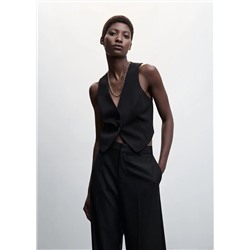 Chaleco traje botones -  Mujer | MANGO OUTLET Melilla