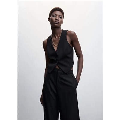 Chaleco traje botones -  Mujer | MANGO OUTLET Melilla
