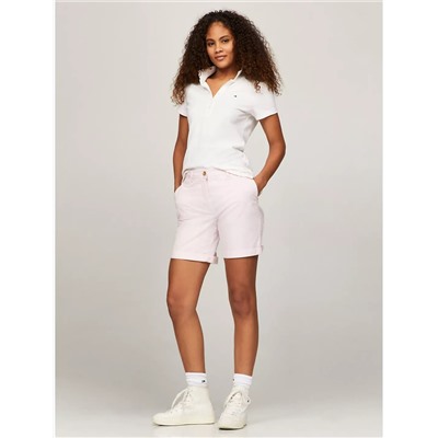 Tommy Hilfiger Solid Stretch Cotton 7" Chino Short