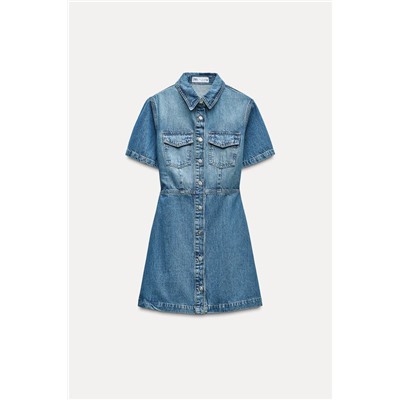 DENIM MINI DRESS Z1975