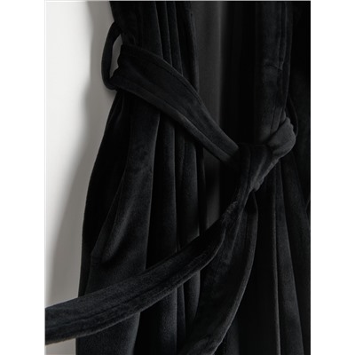 Velour-Bademantel
