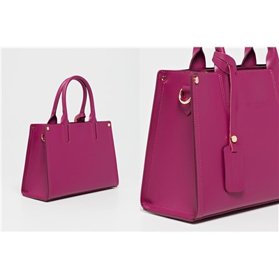 Bolso de piel Pure Fucsia