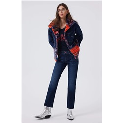Lee Cooper Freya Kadın Jean Ceket Hıllary Dark Blue 241 LCF 131001