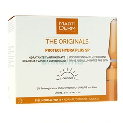 Martiderm Proteoglicanos Proteos Hydra Plus SP-30 Ampollas