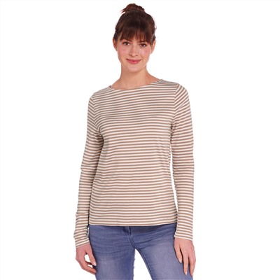 Damen Langarmshirt im Ringel-Look