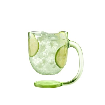 Domme Plastik Kupa - Yeşil - 385 ml