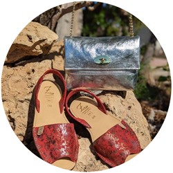 AB.ZAPATOS · 320-94+PELLE-007-17 plata АКЦИЯ