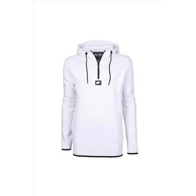 Bad Bear, Defence Half-zıp Beyaz Erkek Sweatshirt 19.02.27.027-c03
