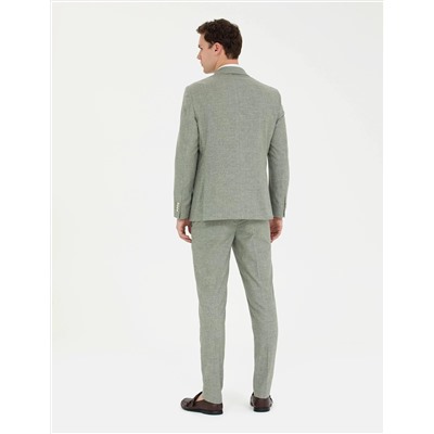 Açık Yeşil Ekstra Slim Fit Takım Elbise