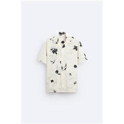 CAMISA ELÁSTICA ESTAMPADO FLORAL