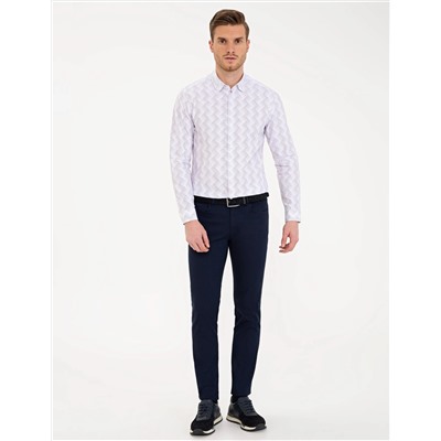 Çok Renkli Slim Fit Uzun Kollu Gömlek