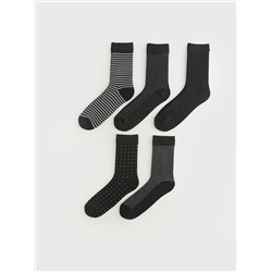 LC Waikiki Desenli Erkek Soket Çorap 5'li, LCW ACCESSORIES                                            
                                            Desenli Erkek Soket Çorap 5'li