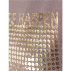 Нарядная футболка с блестящим принтом фольгой