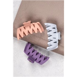 Monalisa Kadın 3'lü Pastel Tonlar Büyük Boy Mandal Toka Seti TYC00432716033
