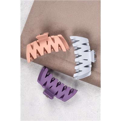 Monalisa Kadın 3'lü Pastel Tonlar Büyük Boy Mandal Toka Seti TYC00432716033