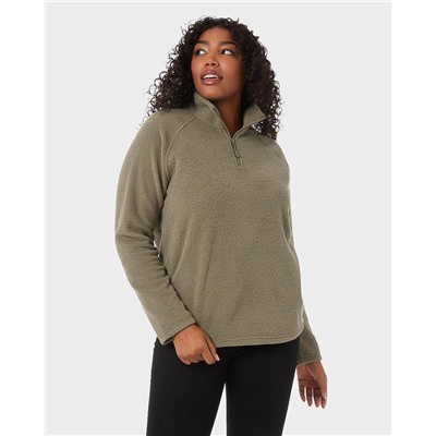 WOMEN'S SHORTHAIR SHERPA 1/4 ZIP TOP