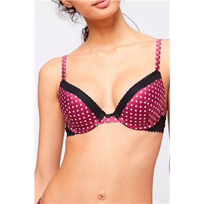 Sujetador push-up Pop Art Pny Violeta y blanco