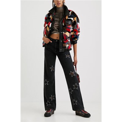 Chaqueta loose pelo