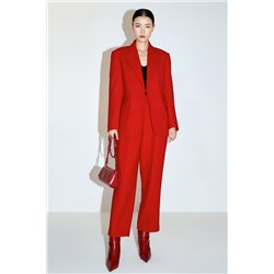 Chaqueta de lana Rojo