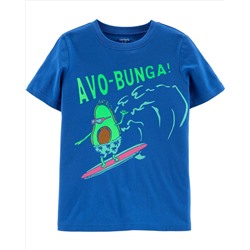 Surfer Avocado Jersey Tee