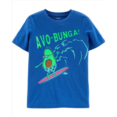 Surfer Avocado Jersey Tee