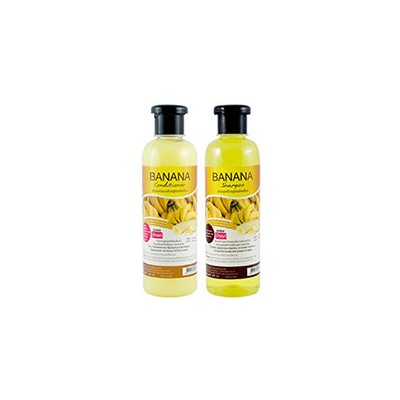 Набор из шампуня и кондиционера для волос "Банан"от Banna 360мл+360мл / Banna Shampoo+Conditioner Banana set 360ml+360 ml