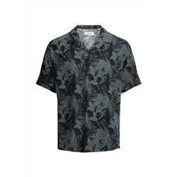 Camisa Negro y gris oscuro