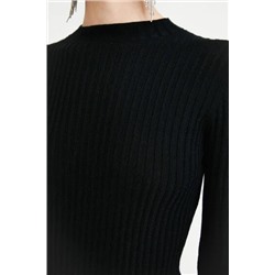 Vestido slim midi canalé