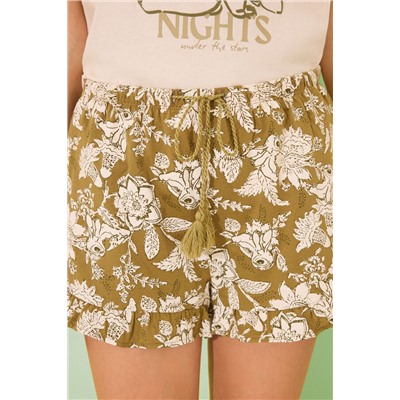 Pijama corto tirantes Lilo&Stitch algodón