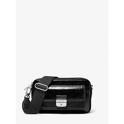BRADSHAW MEDIUM CRINKLED LEATHER CAMERA BAG