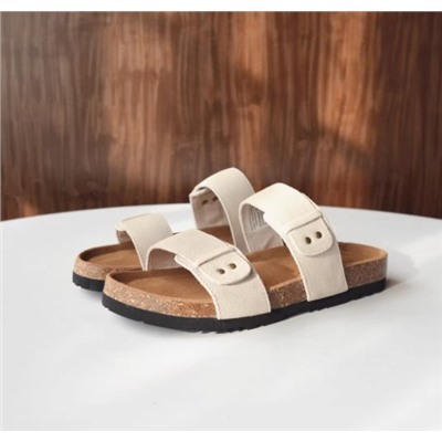 Босоножки женские Birkenstock*s из натуральной коровьей замши 2025 года