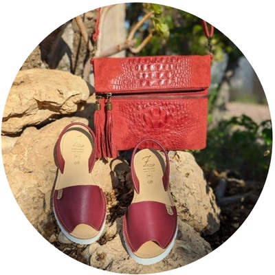 AB.Zapatos · 3202 · Granate+AB.Z · Pelle · 22-07 COCO (280) Granate АКЦИЯ