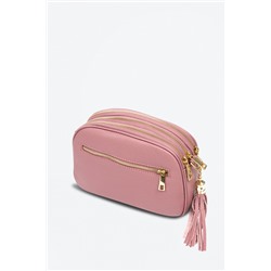 Bandolera de piel Rosa - Firenze Artegiani