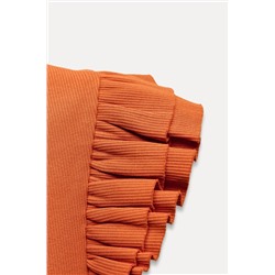 RUFFLED T-SHIRT