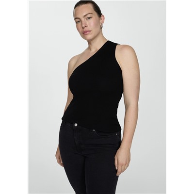 Jeans flare tiro medio