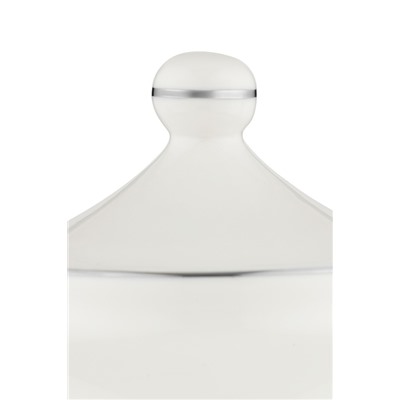 Matera Çaydanlık Takımı - 400 ml - 1000 ml - Beyaz/Platin