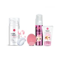 Подарочный Набор из 4 предметов Ready 2 White для осветления кожи от Cathy Doll в красивой коробке / Cathy Doll Ready 2 White set 4 pcs