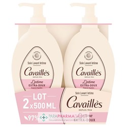 Cavaillès L'Intime Extra-Doux - Soin Lavant Intime - LOT de 2x500mlLot  × 2