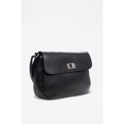 Bandolera de piel Arignano - Negro